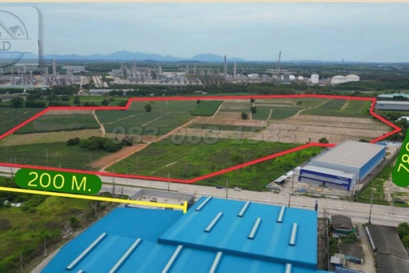 ขายที่ดินสร้างโรงงาน มาบตาพุด ระยอง (เนื้อที่ 164-0-81 ไร่ ขายไร่ละ 2.8 ล้านบาท) อ.เมือง จ.ระยอง