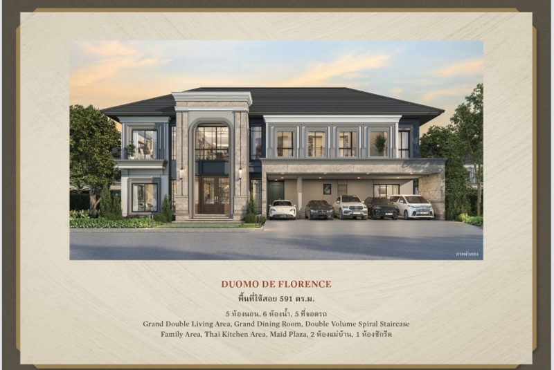 Luxury House For Sale Grand Bangkok Boulevard บ้านหรู 2 ชั้น รามอินทรา-เกษตรนวมินทร์ แขวงคันนายาว เขตคันนายาว กรุงเทพมหานคร 10230