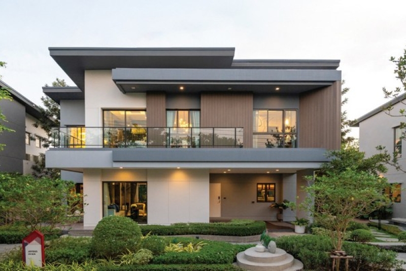 Luxury House For Sale  Bangkok Boulevard หรู 2 ชั้น มอเตอร์เวย์ - พระราม9 ลาดกระบัง กรุงเทพมหานคร  
