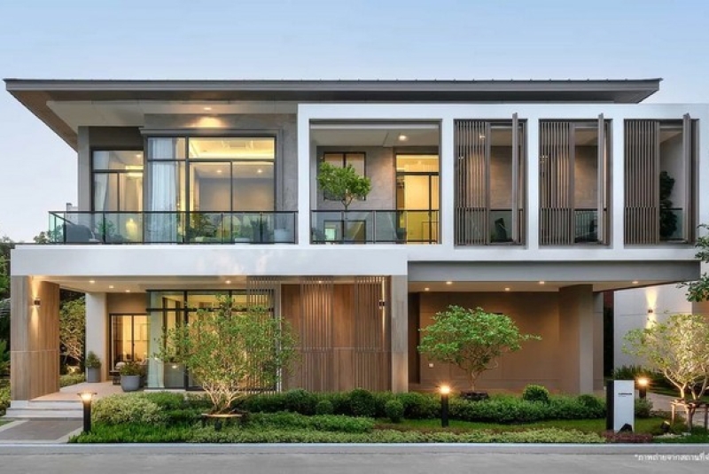 Luxury House For Sale Bangkok Boulevard Bangna-Srinakarin หรู 2 ชั้น บางพลี สมุทรปราการ 