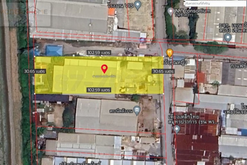 ขายถูกมากที่ดินแถมโกดัง เนื้อที่ 1-3-76 ไร่ ขายยกแปลง 25 ล้าน บางพลี สมุทรปราการ