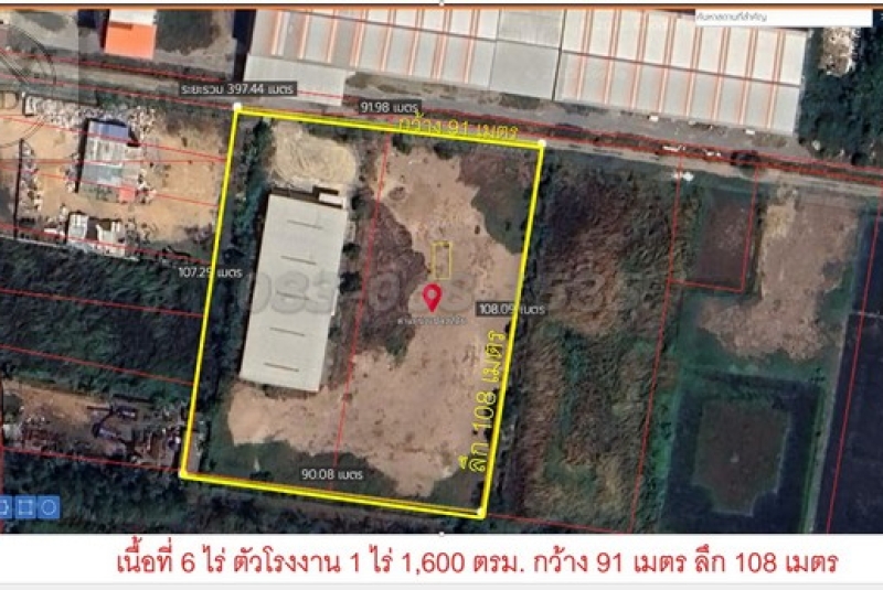 ขายขาดทุน  ถูกมากโรงงานใหม่พร้อมใช้ ถนนบางบัวทอง-สุพรรณ เนื้อที่ 6 ไร่ ยกแปลง 24 ล้านบาท อ.ไทรน้อย จ.นนทบุรี