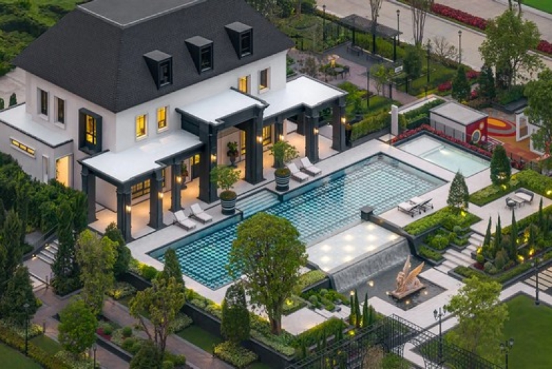 บ้านเดี่ยวหลังใหญ่โครงการใหม่ เศรษฐสิริ ราชพฤกษ์-สาย1 by แสนสิริ  ภาษีเจริญ กรุงเทพฯ