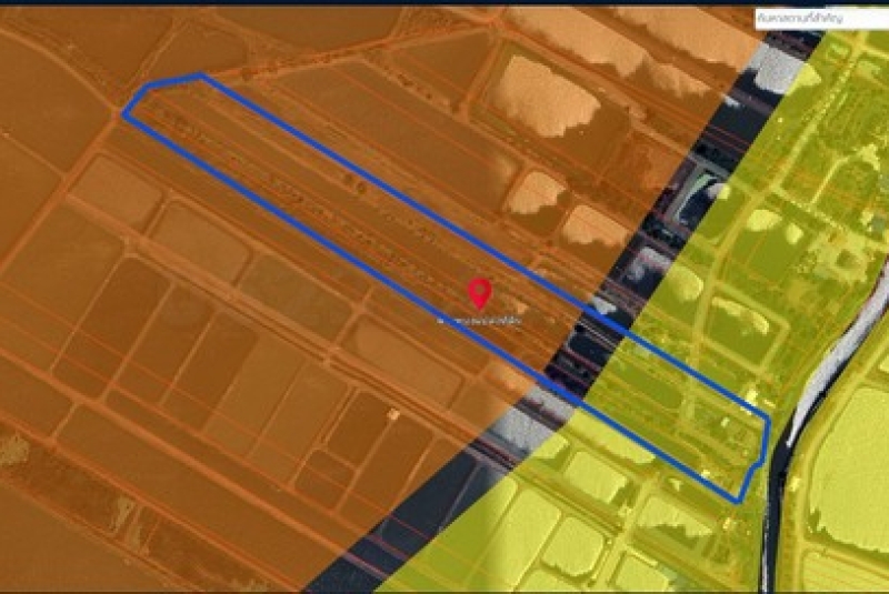ที่ดินบางบ่อ บ้านระกาศ ราคาถูก ใกล้เคียงประเมิน ไร่ละ 1.5 ล้าน  เนื้อที่ 20-2-56 ไร่ บางบ่อ สมุทรปราการ